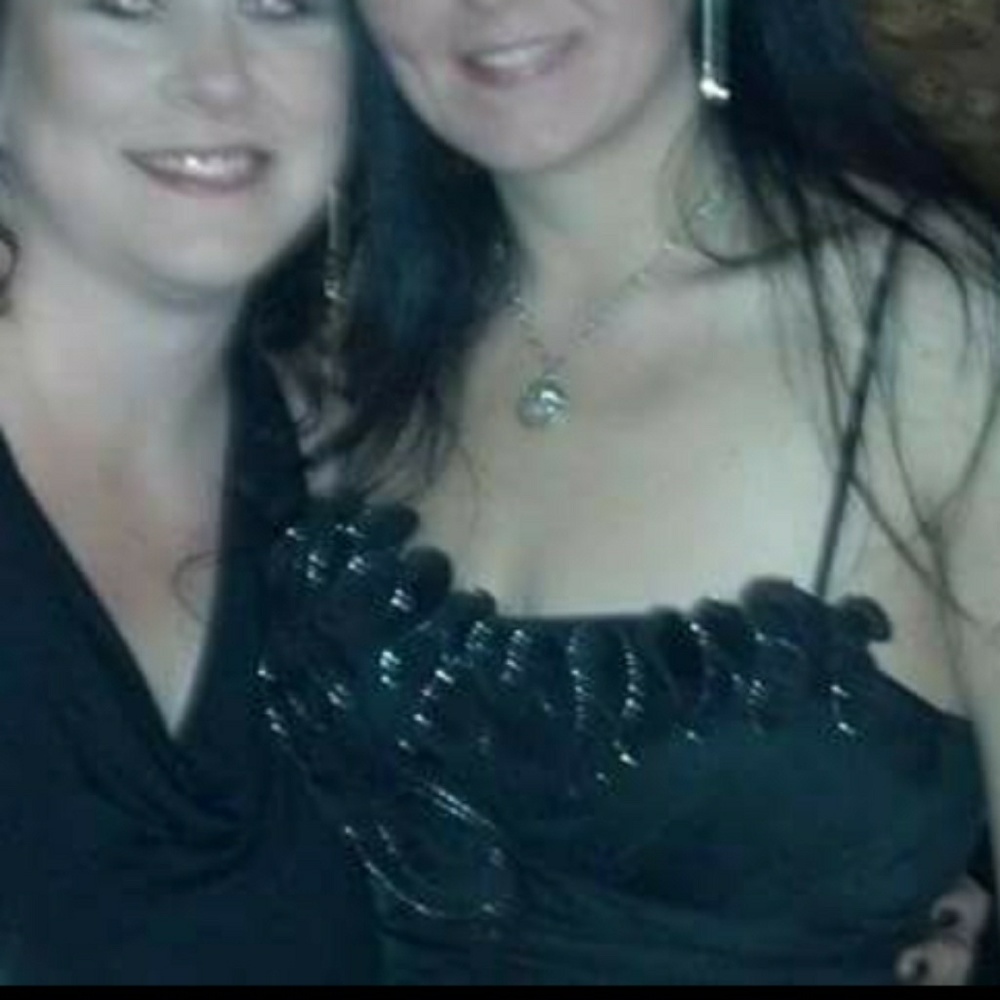 Long black cocktail dress